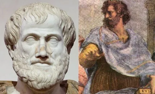 Filosofía de Aristóteles aplicada a la calidad de vida Escultura y pintura de Aristóteles, filósofo que vinculó la ética y la vida cívica con el bienestar humano